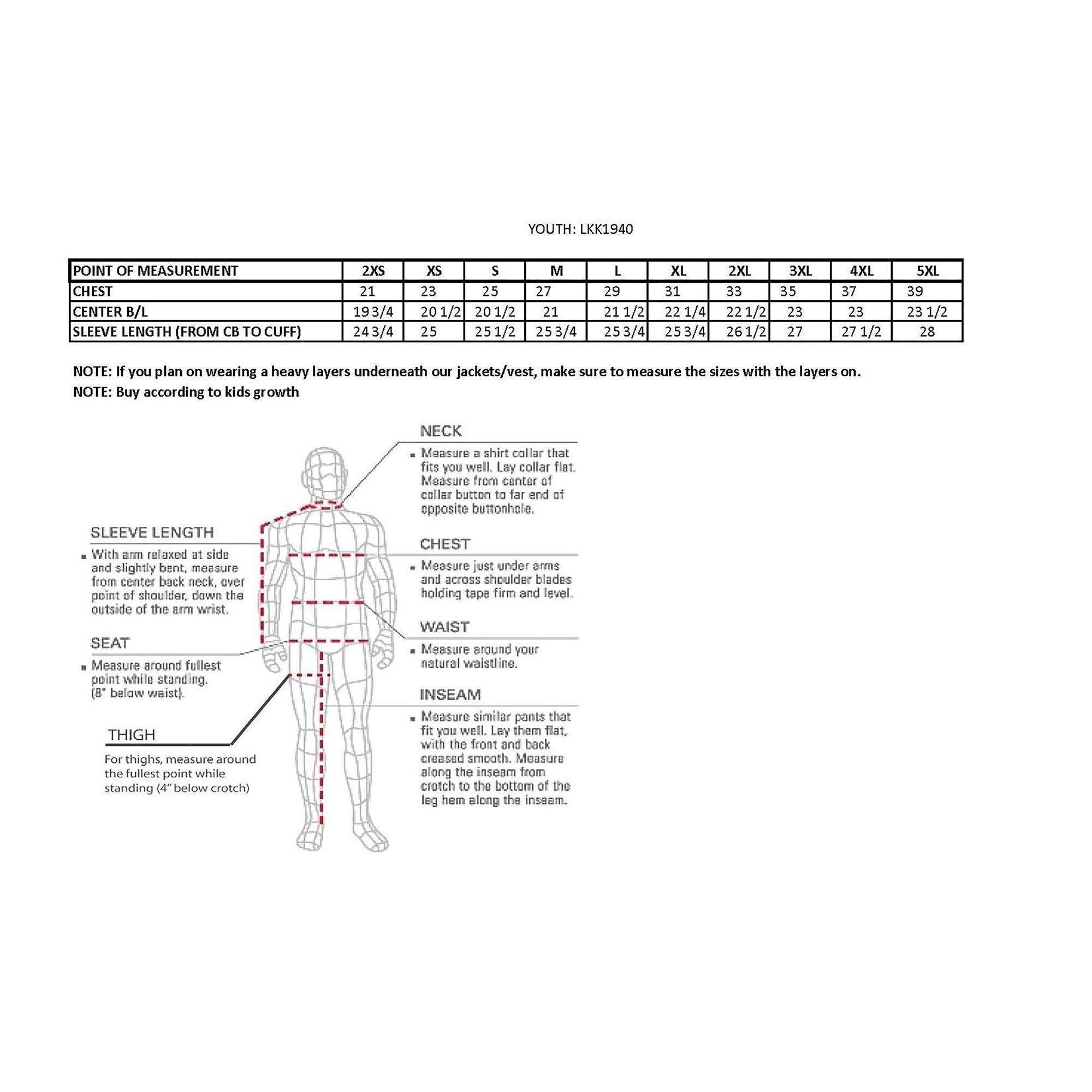 LKK1940 Youth Size JD Black Leather Jacket with Front Zipper