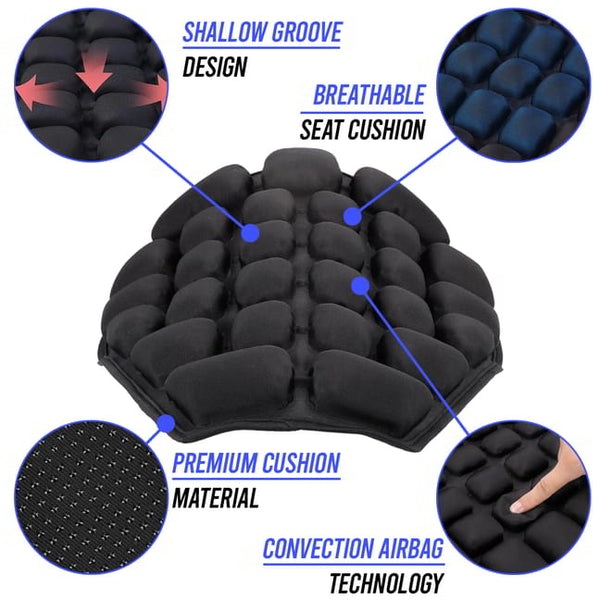 Adapt Airflow Motorcycle Cushion Features 2