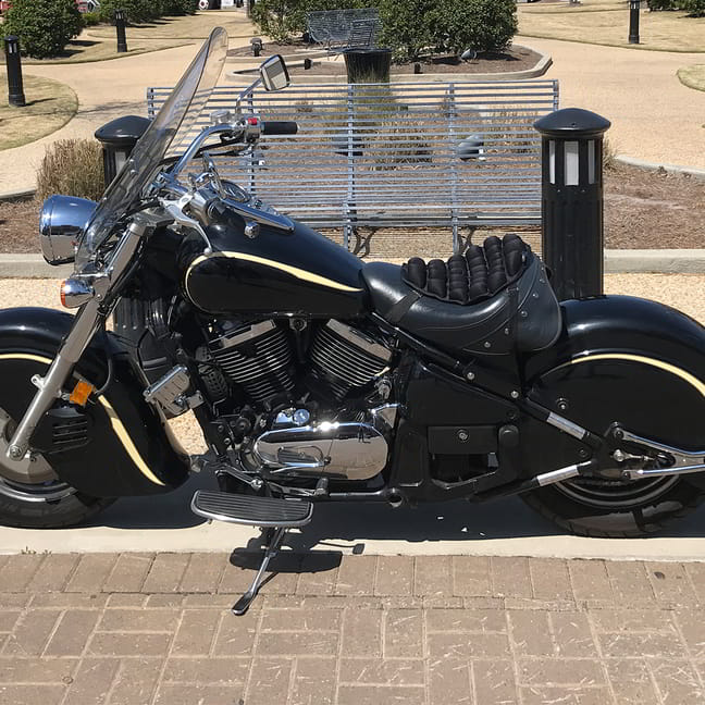 Adapt Airflow Motorcycle Cushion Lifestyle